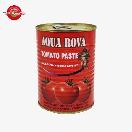 425g 캔 토마토 페이스트 캔에 편리하고 쉽게 열린 뚜?? 30%-100% 순도