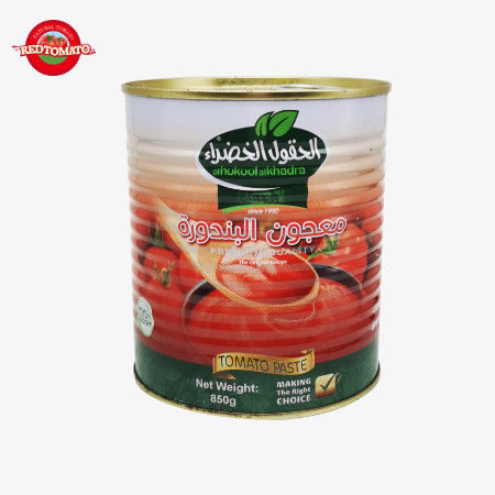 ISO 콘크리트 토마토 페이스트 캔 당 850g 쉽게 열 수 있는 뚜?? 30%-100% 순도