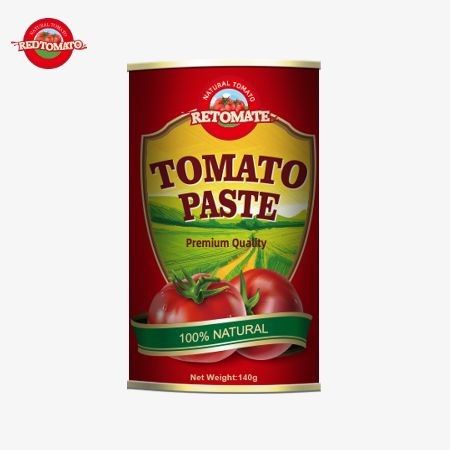 140g HACCP 표준에 따라 혁신적인 쉽게 열 수 있는 뚜?? 을 갖춘 토마토 페이스트 캔