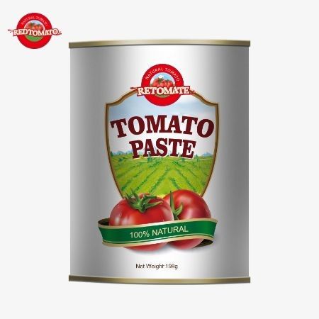 캔 토마토 페이스트 198g는 ISO HACCP 및 BRC 표준과 FDA를 준수합니다.