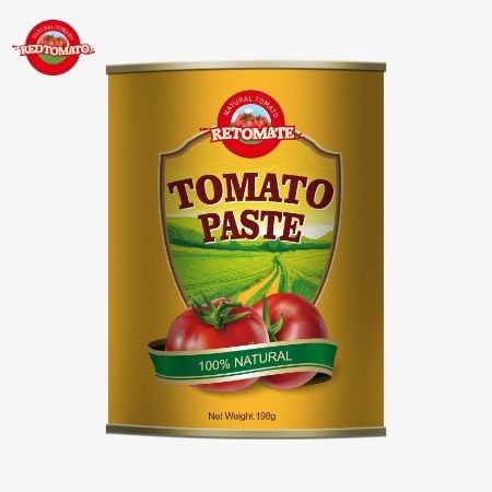198g 캔 토마토 페이스트는 ISO HACCP와 BRC 식품 FDA를 준수합니다