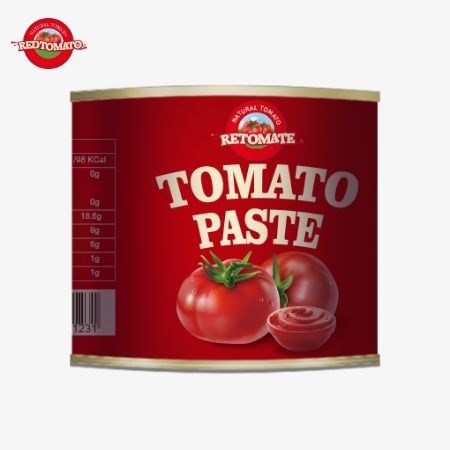 ISO HACCP BRC 및 FDA 생산 표준에 맞게 생산된 210g 캔 토마토 페이스트