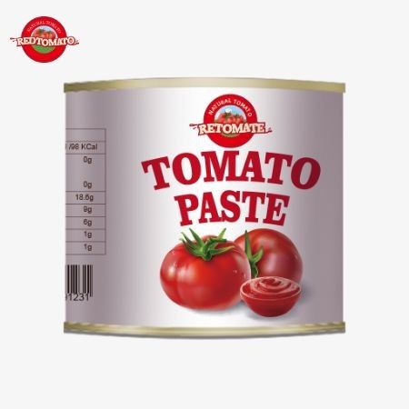 캔 토마토 페이스트 210g는 ISO HACCP BRC 및 FDA 규정을 포함한 국제 품질 표준을 준수합니다.