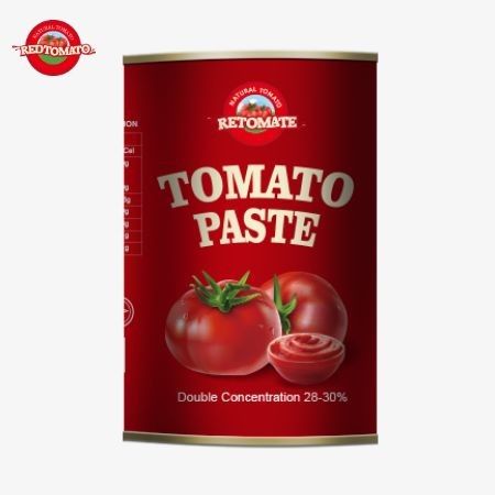 중국산 OEM 400g 캔 토마토 페이스트 ISO HACCP 및 FDA 표준에 따라 생산
