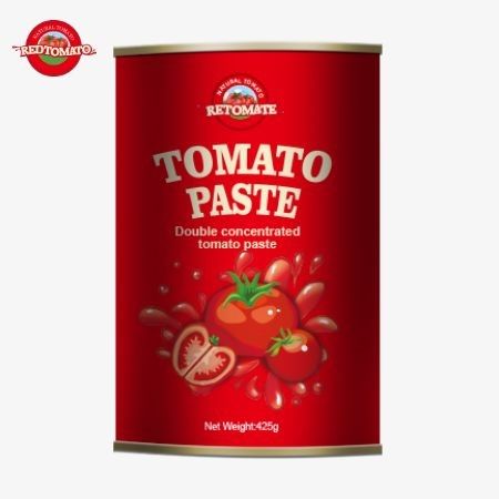 425g 캔 토마토 페이스트 ISO HACCP BRC 및 FDA 규정에 의해 설정된 글로벌 표준