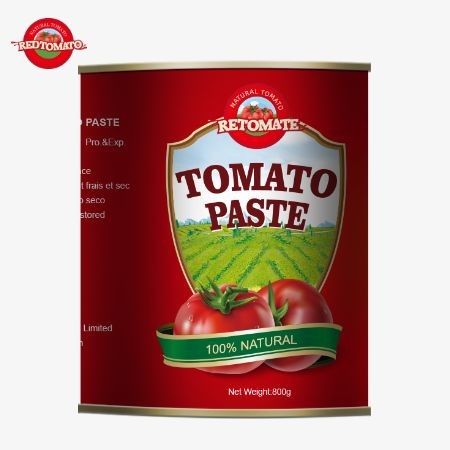 ISO HACCP BRC와 FDA를 포함하는 국제 품질 및 안전 표준을 준수하는 800g 캔 토마토 페이스트