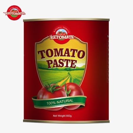 우리의 800g 캔 토마토 페이스트는 국제 품질 및 안전 표준의 광범위한 범위에 엄격히 적합합니다.