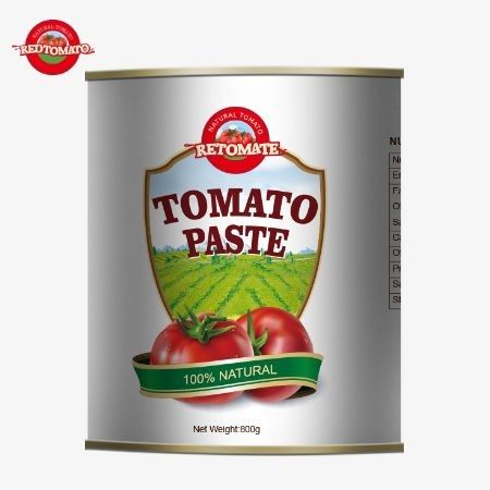 우리의 800g 캔 토마토 페이스트는 ISO HACCP BRC와 FDA가 정한 국제 품질 표준을 준수합니다.