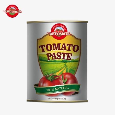850g 토마토 페이스트 농도 캔 고품질 신선 캔 토마토 페이스트 공장 제조자 캔 토마토 페이스트