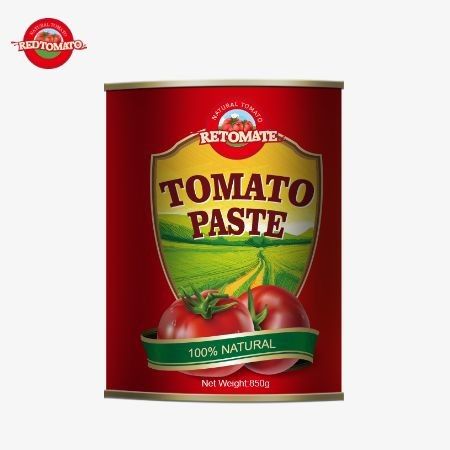 중국에서 제작된 것 850g 캔 토마토 페이스트 우수한 품질의 자랑스러운 특징 A 28/30% 브릭스 농도