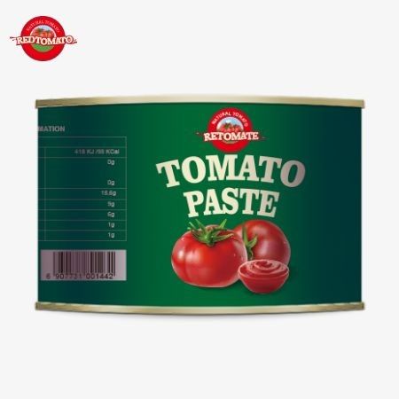 프리미엄 할랄 아프리카 무슬림 요리 고품질 토마토 캔 제품 2200g 28-30% 농축 토마토 페이스트