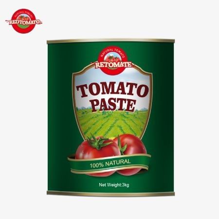 3kg 토마토 페이스트 콘스크림 ISO HACCP BRC 및 FDA 생산 표준을 준수