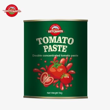 우리의 3kg 캔 토마토 페이스트는 ISO HACCP BRC와 FDA에 의해 설정된 생산 표준을 충족합니다.