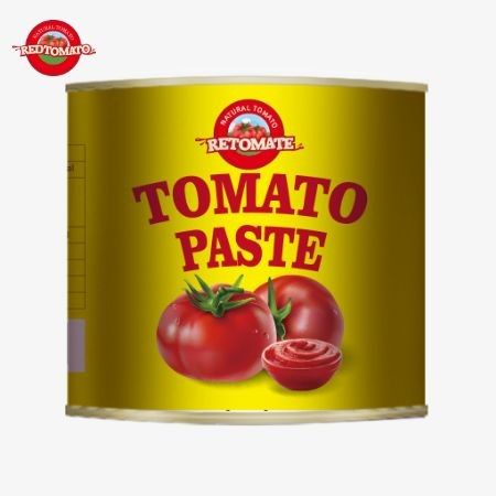 4500g 캔 토마토 페이스트는 ISO HACCP 및 BRC 표준과 FDA 생산 표준을 모두 충족합니다.