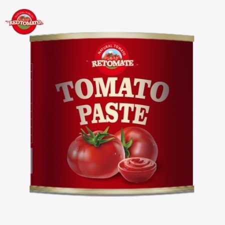 4500g 캔 토마토 페이스트는 ISO HACCP 및 BRC 표준과 FDA 생산 표준을 충족합니다.