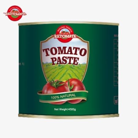 4500g 캔 토마토 페이스트는 ISO HACCP 표준을 충족하고 FDA 생산 규정을 준수합니다.