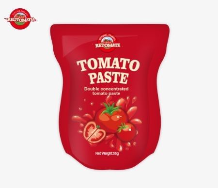 56g 및 70g의 변형으로 제공되는 도마토 페이스트 대용품 서드업 사켓은 첨가물이없는 순수한 제품을 제공합니다.
