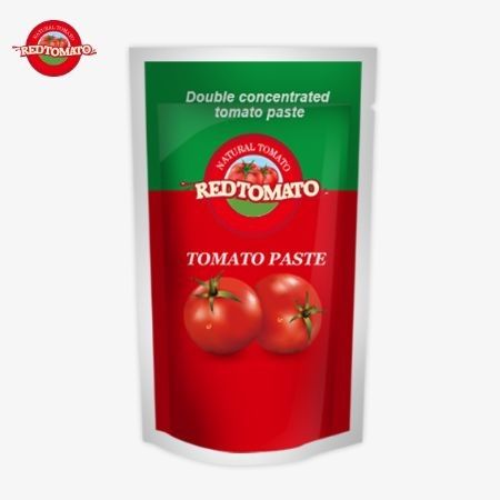 OEM 100g 스탠드업 소켓, 30%에서 100%까지의 순도를 제공하는 이중 농축 토마토 페이스트