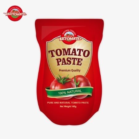 140g 서 있는 토마토 페이스트, 22%에서 30%까지 순수