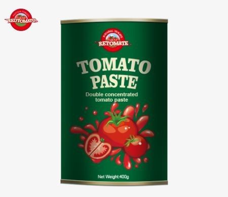 400g 토마토 페이스트 캔 ISO HACCP BRC 및 FDA 생산 표준을 충족