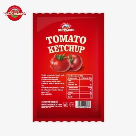 OEM 36g 토마토 케첩 사켓 중국에서 생산된 순수한 천연 재료로 공장 가격에 제공됩니다.