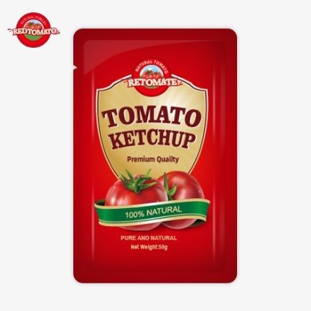 OEM 50g 작은 가방 토마토 페이스트와 공장 가격 중국 공장 직판매