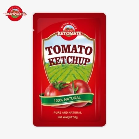공장 주문 50g S 사켓 케첩 ISO HACCP FDA 인증을 제공하기 위해 세계에서 가장 많이 팔리는