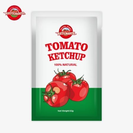 중국 공장 직접 OEM 프리미엄 50g 작은 가방 케첩 공장 가격 직접 판매