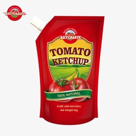 OEM 표준 56g 순수, 천연 맛의 케첩 팩 국제 생산 규격에 맞추어