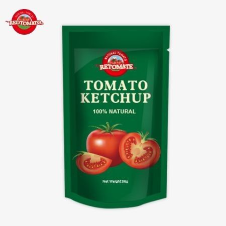 56g 천연 맛 케첩 팩 국제 생산 규격에 맞는 OEM 표준
