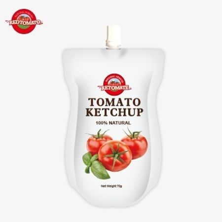 70g 케첩 팩트 순수한 자연 맛은 공장 가격입니다 국제 표준을 충족합니다