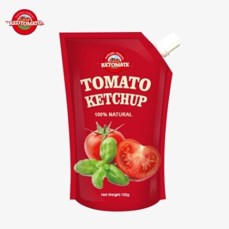 OEM 중국 공장 가격 매운 소스 봉지 케첩 100g 달콤하고 쓴 순수한 자연 향신료