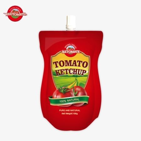 OEM 중국 공장 가격 100g 달콤하고 산성 천연 케첩 사켓 HACCP 표준