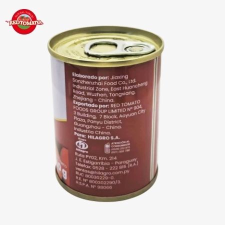 BONCUSTO 브랜드 140g 캔 토마토 페이스트 브릭스22-24% 브랜드 및 패키지 디자인을 제공합니다
