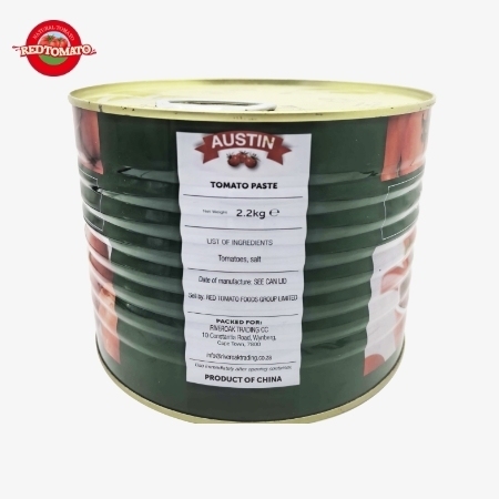 AUSTIN 2200g 토마토 페이스트 캔 (브릭스 28–30%) - 자사 브랜드 및 풀 브랜딩 & 패키징 디자인 서비스 제공