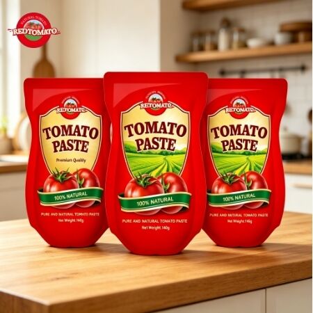 140g Sweet and Sour Tomato Paste in Stand-Up Pouch with 22-30% Brix Concentration
