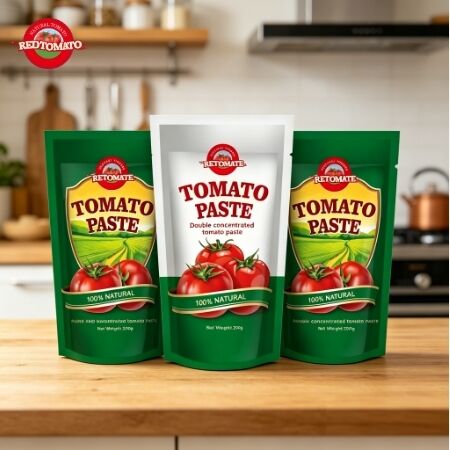 210g 세 배 농도의 서있는 사켓 토마토 페이스트와 ISO HACCP BRC FDA 인증