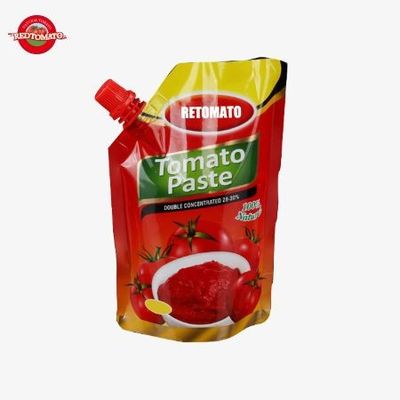 50g-500g 토마토 페이스트 듀플 콘센트레이트 스탠업 세킷