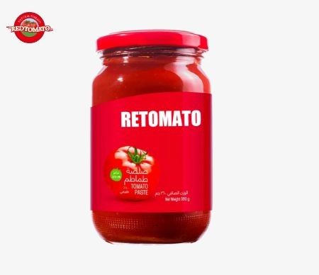 ISO Jar 토마토 페이스트 580ml 맛있게 농축 30%-100% 순도