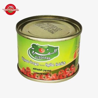 편리한 단단한 개방 뚜?? 과 함께 달콤하고 쓴 캔 토마토 페이스트 210g