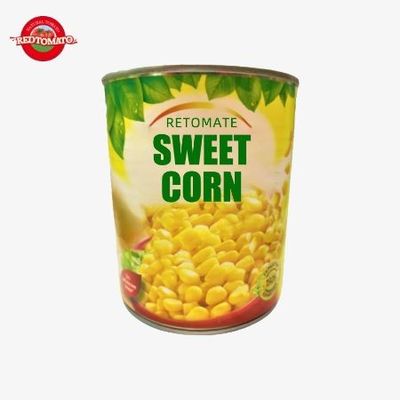 850g 캔 혼합 채소, OEM 노란 터지는 캔 달콤한 옥수수