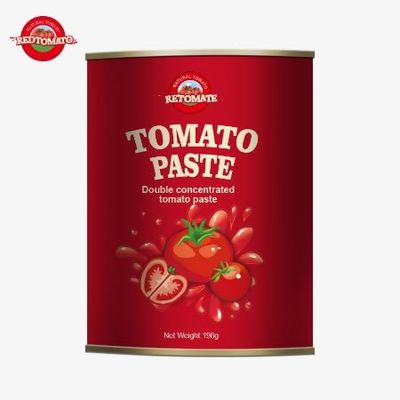 캔 토마토 페이스트의 198g ISO HACCP 및 BRC 표준과 FDA 생산 표준을 준수