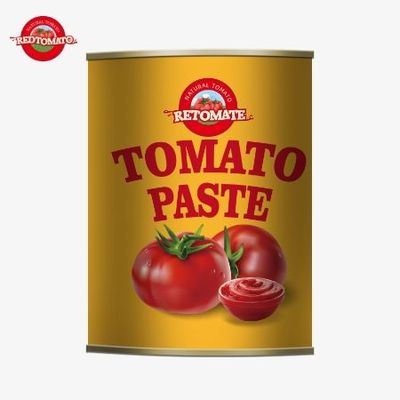 198g 캔 토마토 페이스트는 FDA가 인정하는 ISO HACCP 및 BRC 식품 표준을 준수합니다.