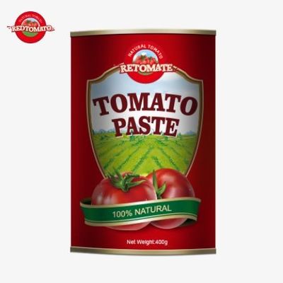 400g 토마토 페이스트 캔 ISO HACCP BRC 및 FDA의 표준을 포함하여 국제 표준