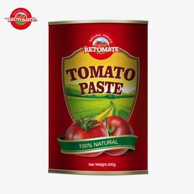 엄격한 품질 관리 ISO HACCP BRC 및 FDA 가이드 라인의 준수 400g 토마토 페이스트에 보장됩니다