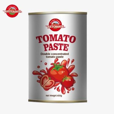 ISO 지침에 의해 인증 된 생산 표준 400g 캔 토마토 페이스트