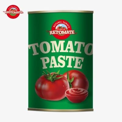 425g 토마토 페이스트 캔은 ISO HACCP BRC 및 FDA 규정에 의해 설정된 세계 표준에 적합합니다.