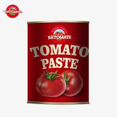 850g 캔 토마토 페이스트 우수한 품질 28/30% 브릭스 농도 중국에서 정밀하게 제작