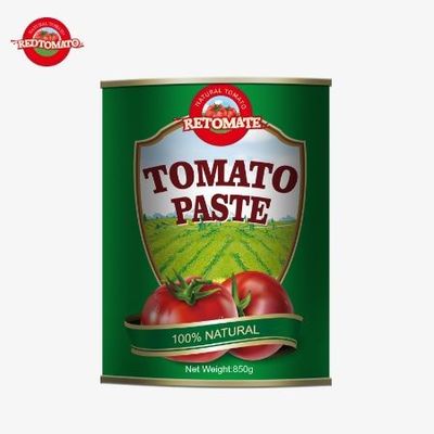 중국 식품 이중 농도 첨가물 없음 맛있는 쉬운 오픈 850g 캔 토마토 페이스트