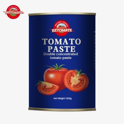 고품질 신선한 캔 토마토 페이스트 제조업체 1000g OEM 캔 토마토 페이스트